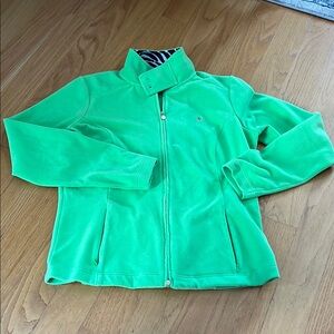 Lilly Pulitzer size extra large lime green full zip fleece